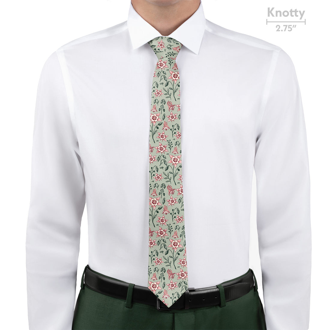Mountain Columbine Necktie - Knotty - Knotty Tie Co.