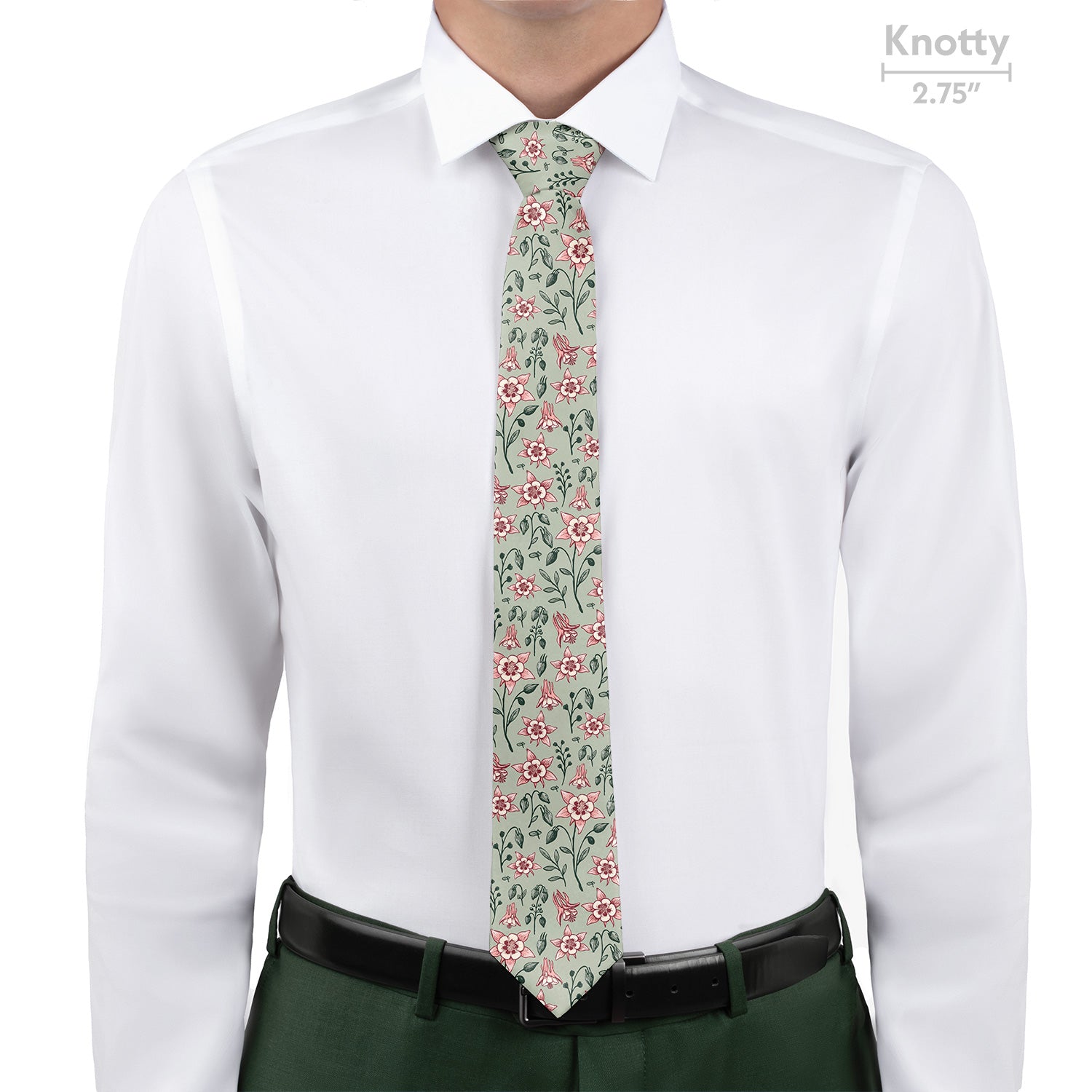 Mountain Columbine Necktie - Knotty - Knotty Tie Co.
