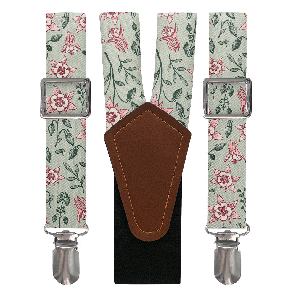 Mountain Columbine Suspenders - Main View - Knotty Tie Co.