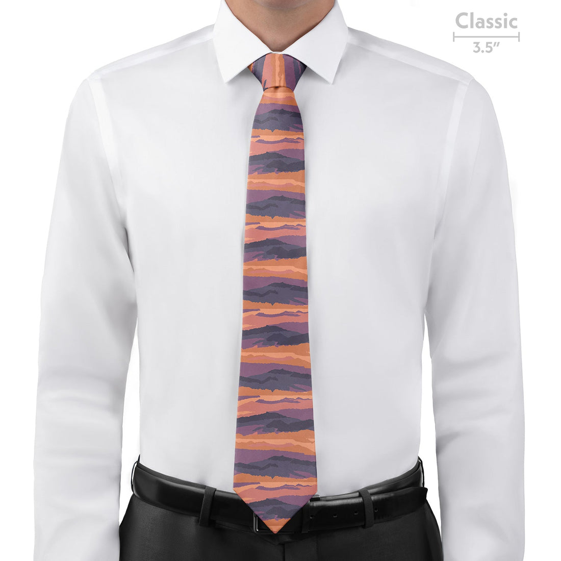 Mountain Sunset Necktie - Classic - Knotty Tie Co.
