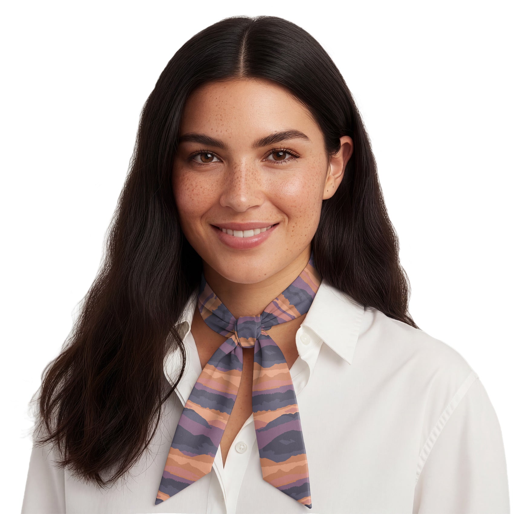 Mountain Sunset Hair Scarf - Neck Scarves - Knotty Tie Co.