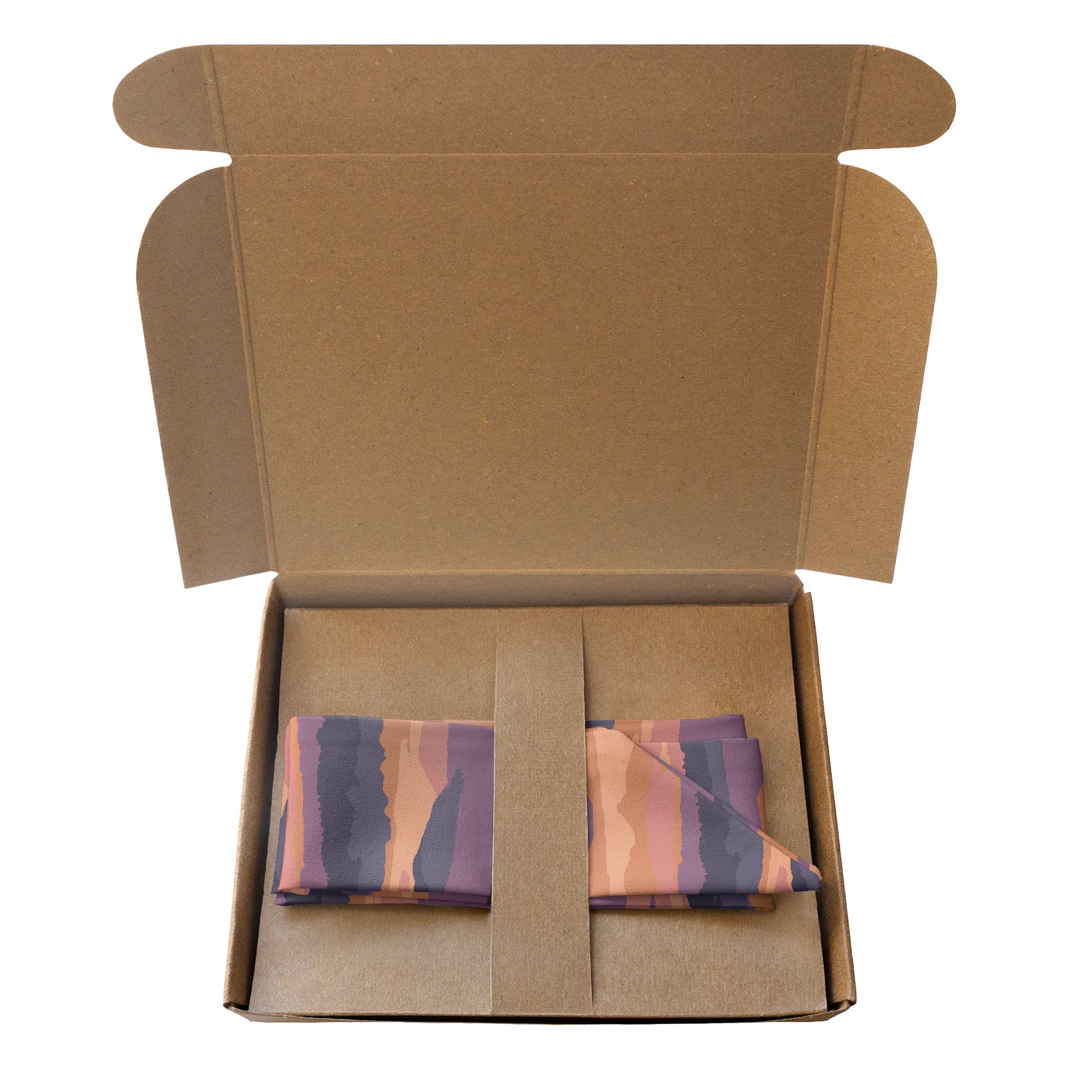 Mountain Sunset Hair Scarf - Packaging - Knotty Tie Co.
