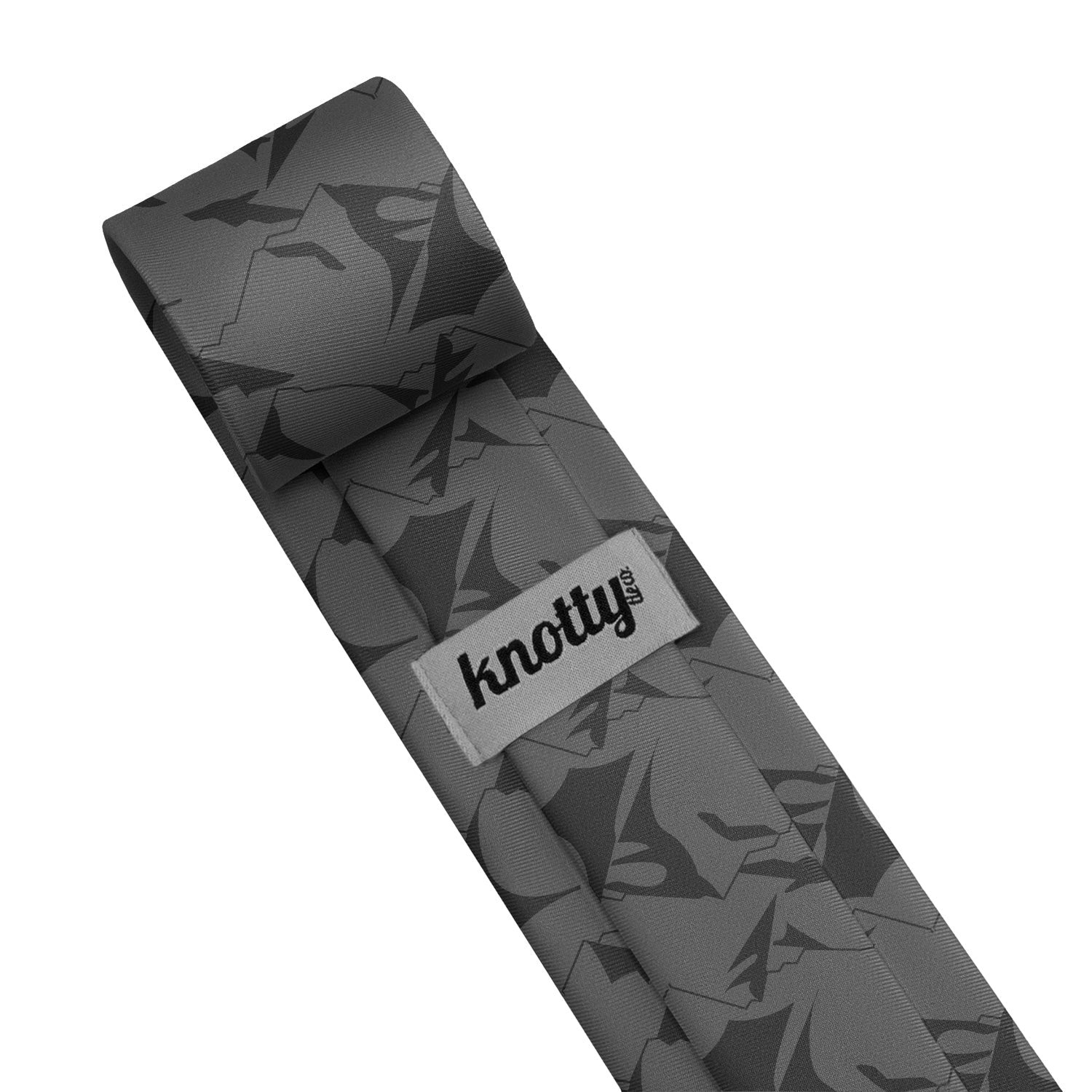 Mountains Necktie - Tag - Knotty Tie Co.