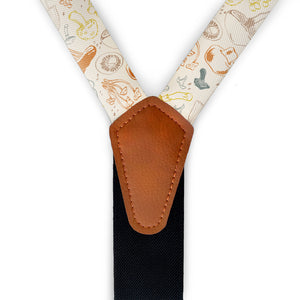 Mushrooms Suspenders -  -  - Knotty Tie Co.