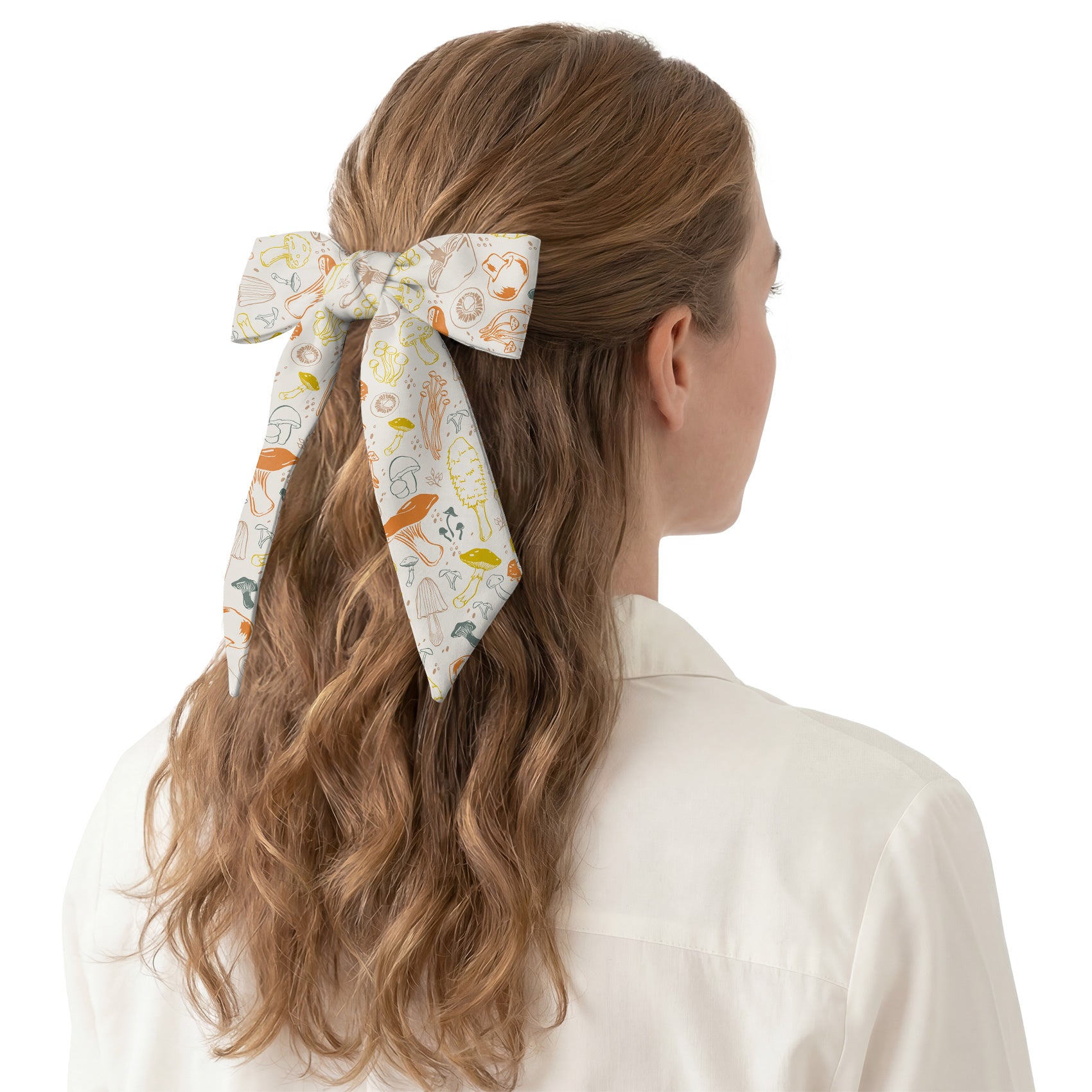 Mushrooms Hair Scarf - Hair Scarf - Knotty Tie Co.