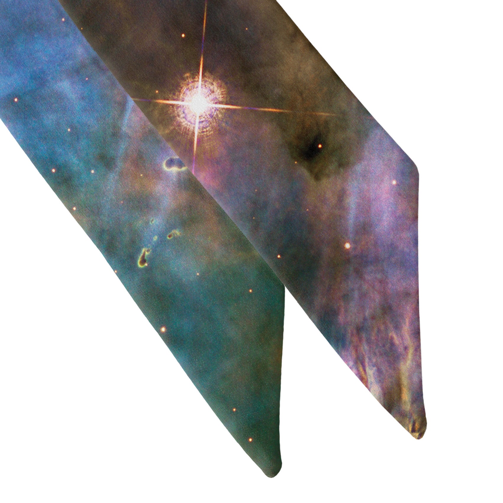 Mystic Mountain Hair Scarf - Scarf Tapered Ends - Knotty Tie Co.