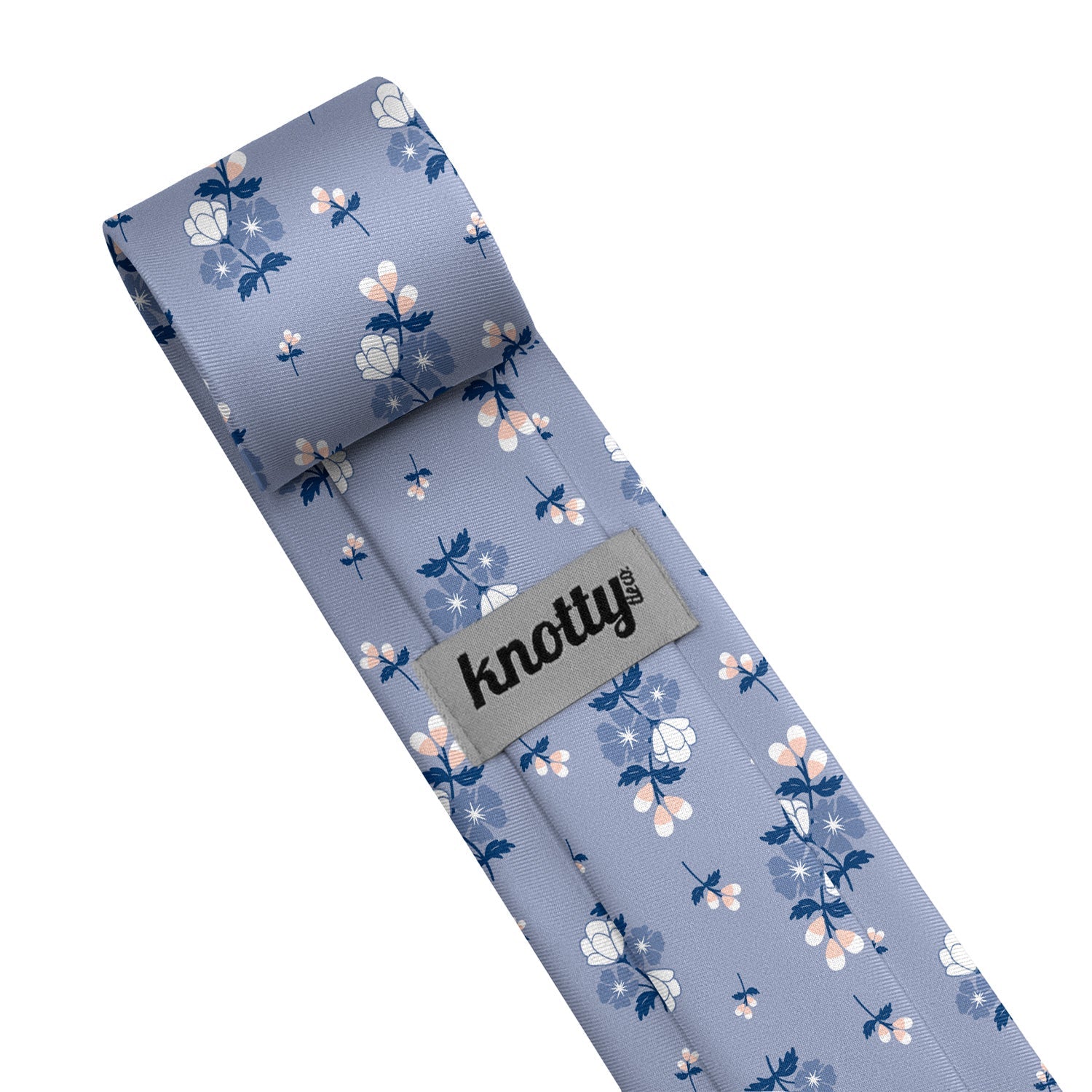 Nani Floral Necktie - Tag - Knotty Tie Co.