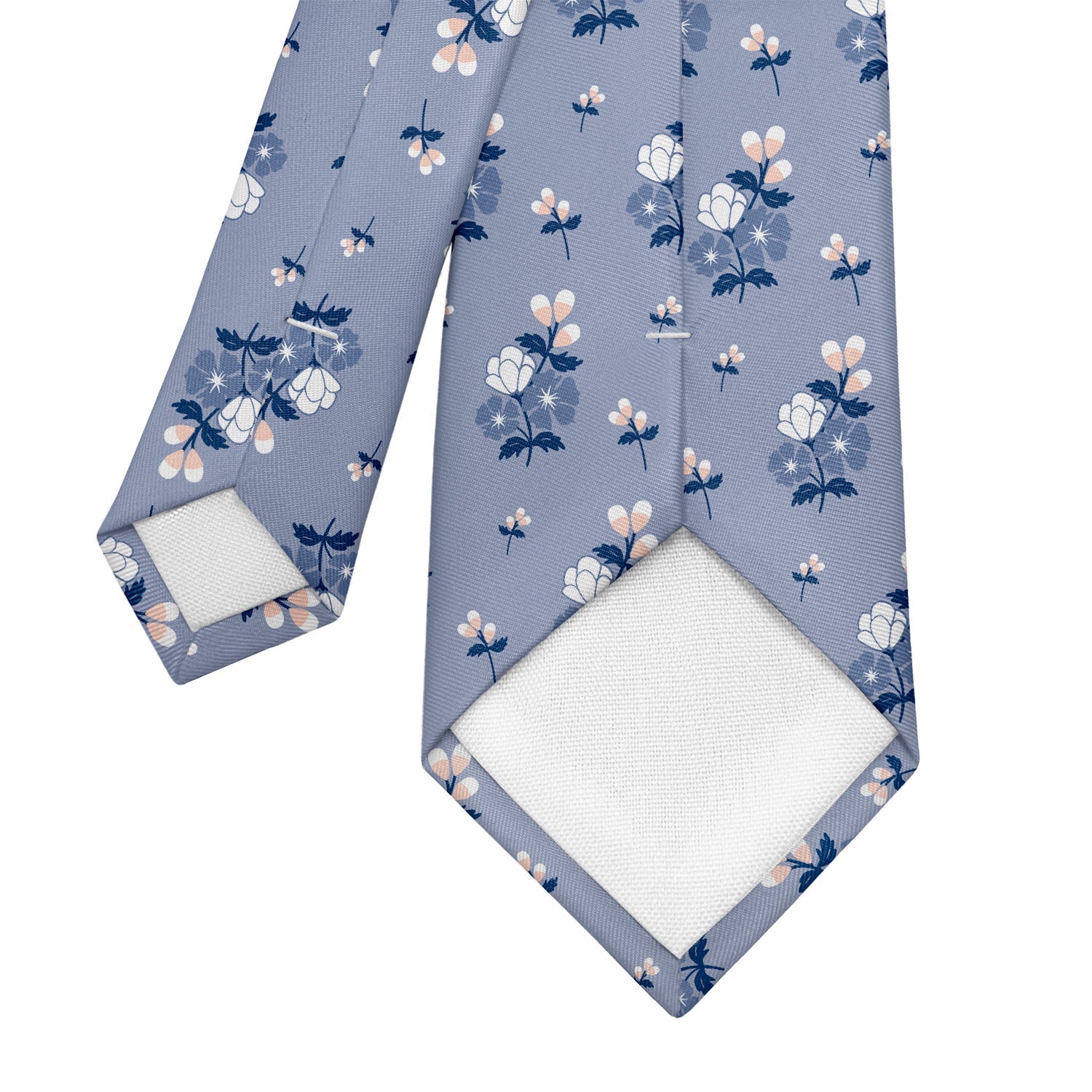 Nani Floral Necktie - Tipping - Knotty Tie Co.