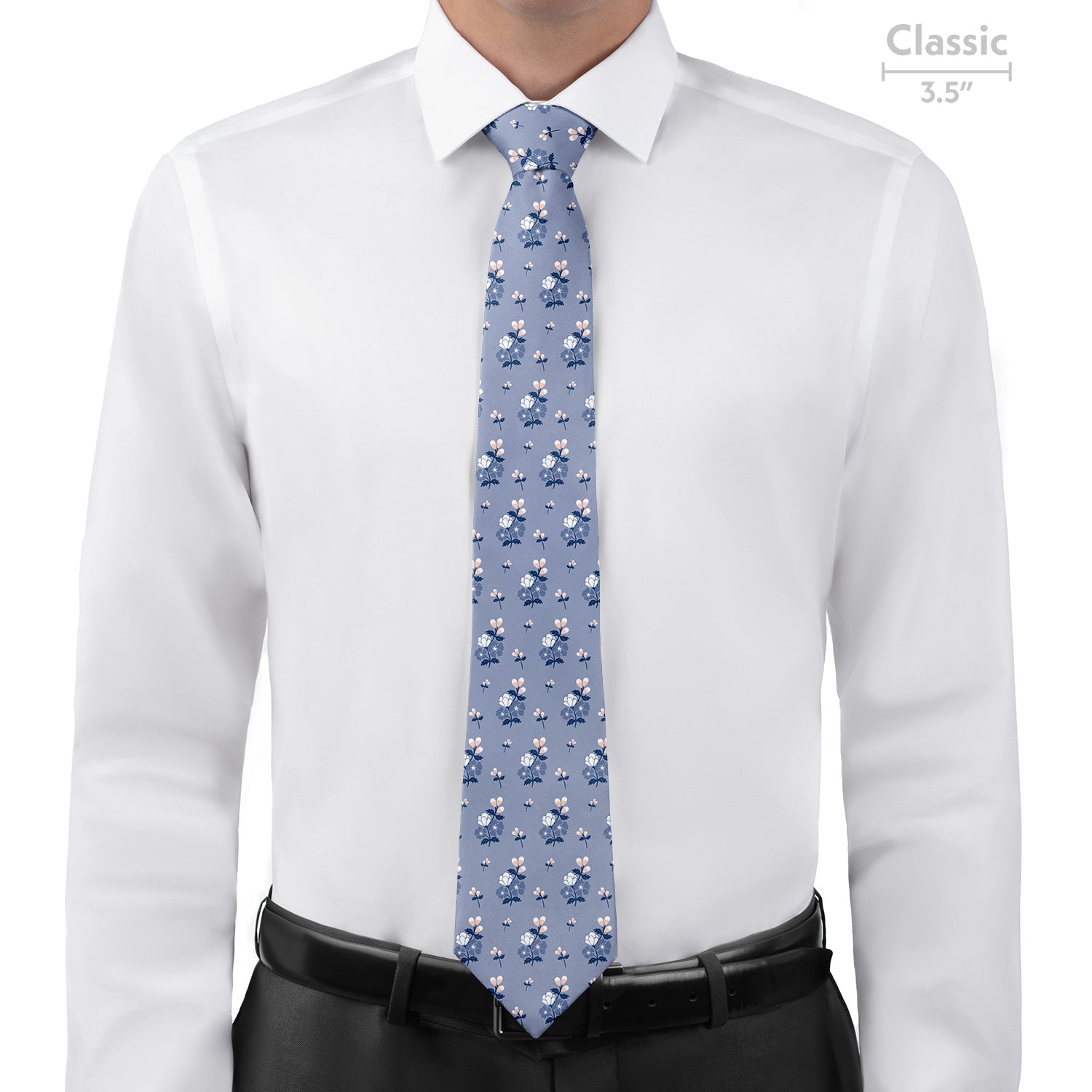 Nani Floral Necktie - Classic - Knotty Tie Co.