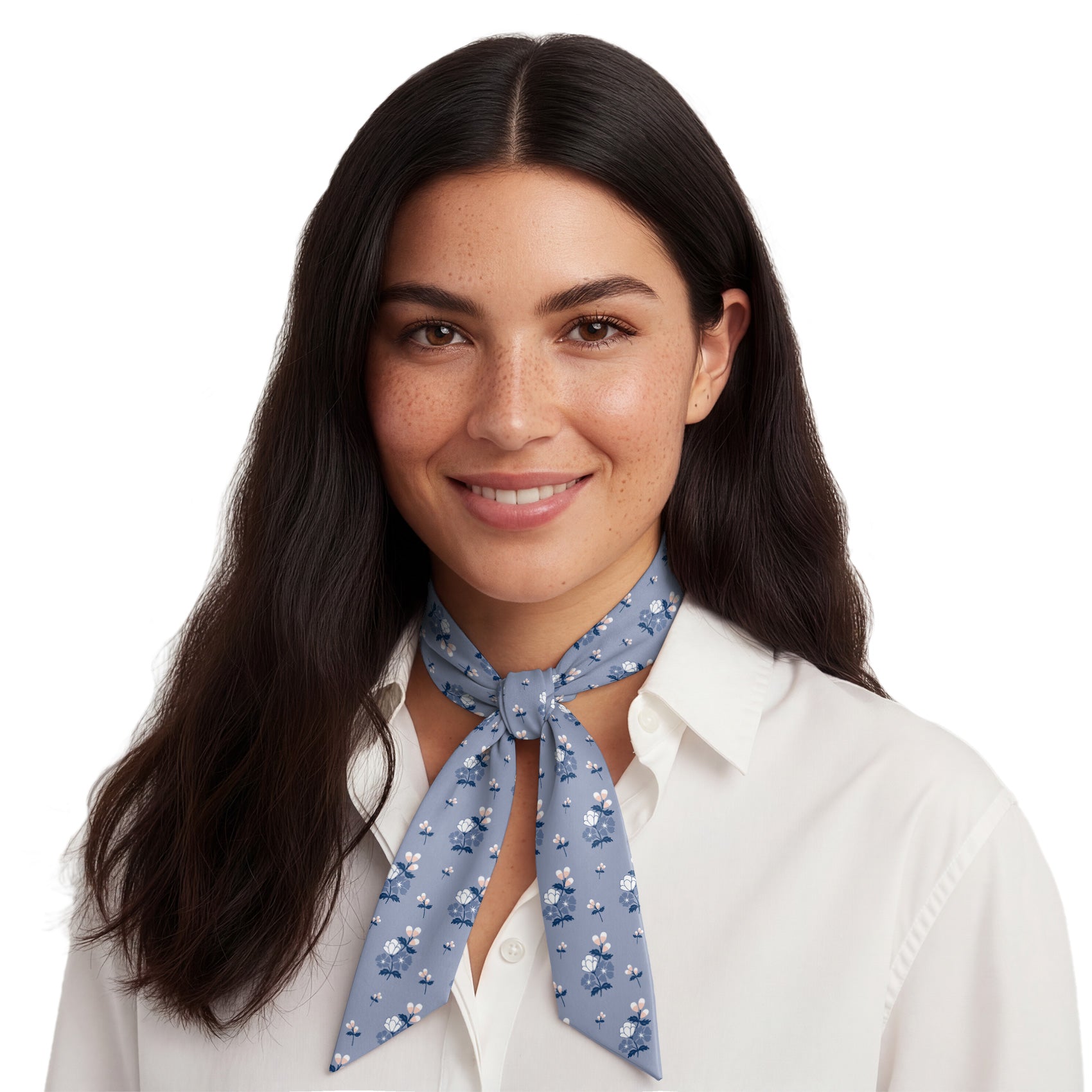 Nani Floral Hair Scarf - Neck Scarves - Knotty Tie Co.