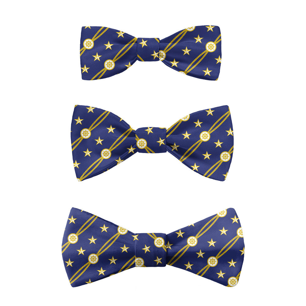 Nautical Stripe Bow Tie -  -  - Knotty Tie Co.