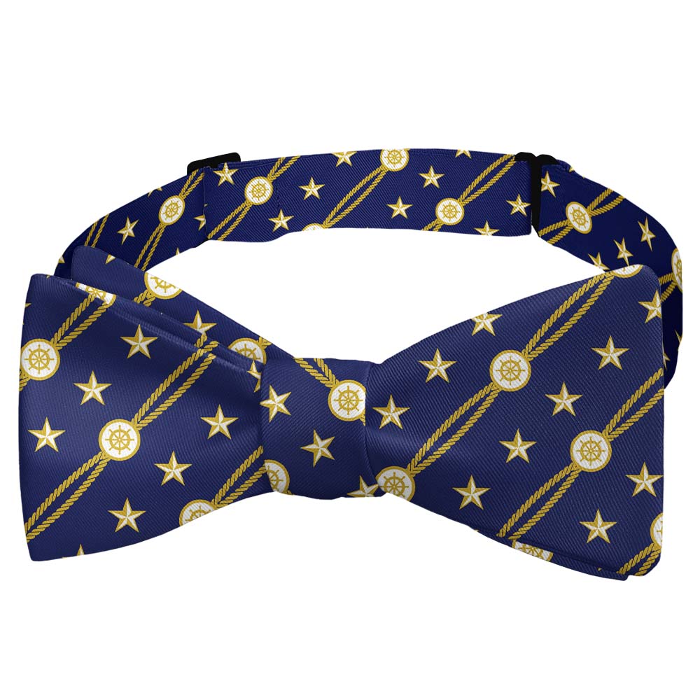 Nautical Stripe Bow Tie - Self Tie Bow Tie - Knotty Tie Co.
