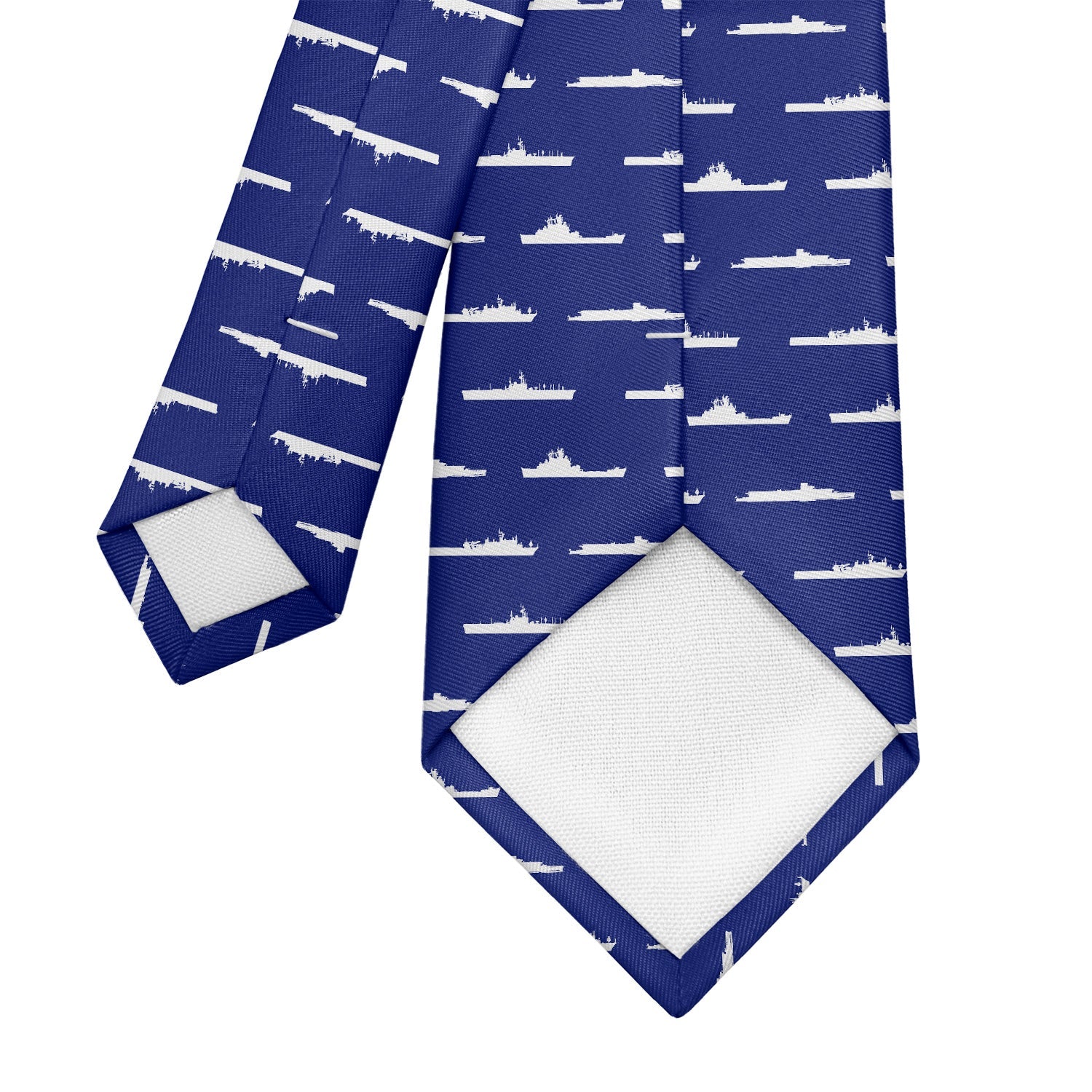 Naval Ships Necktie - Tipping - Knotty Tie Co.
