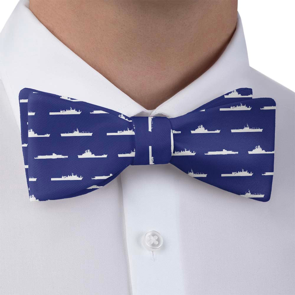 Naval Ships Bow Tie - Bow Tie with Dress Shirt - Knotty Tie Co.