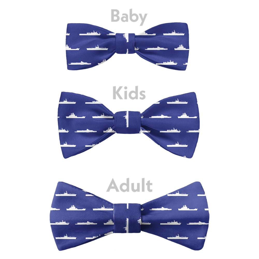 Naval Ships Bow Tie - Bow Sizes - Knotty Tie Co.