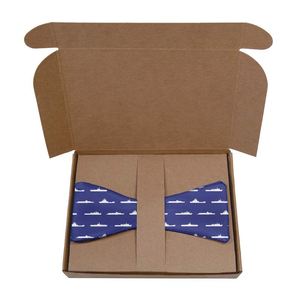 Naval Ships Bow Tie- Kraft Gift Box Packaging - Knotty Tie Co.