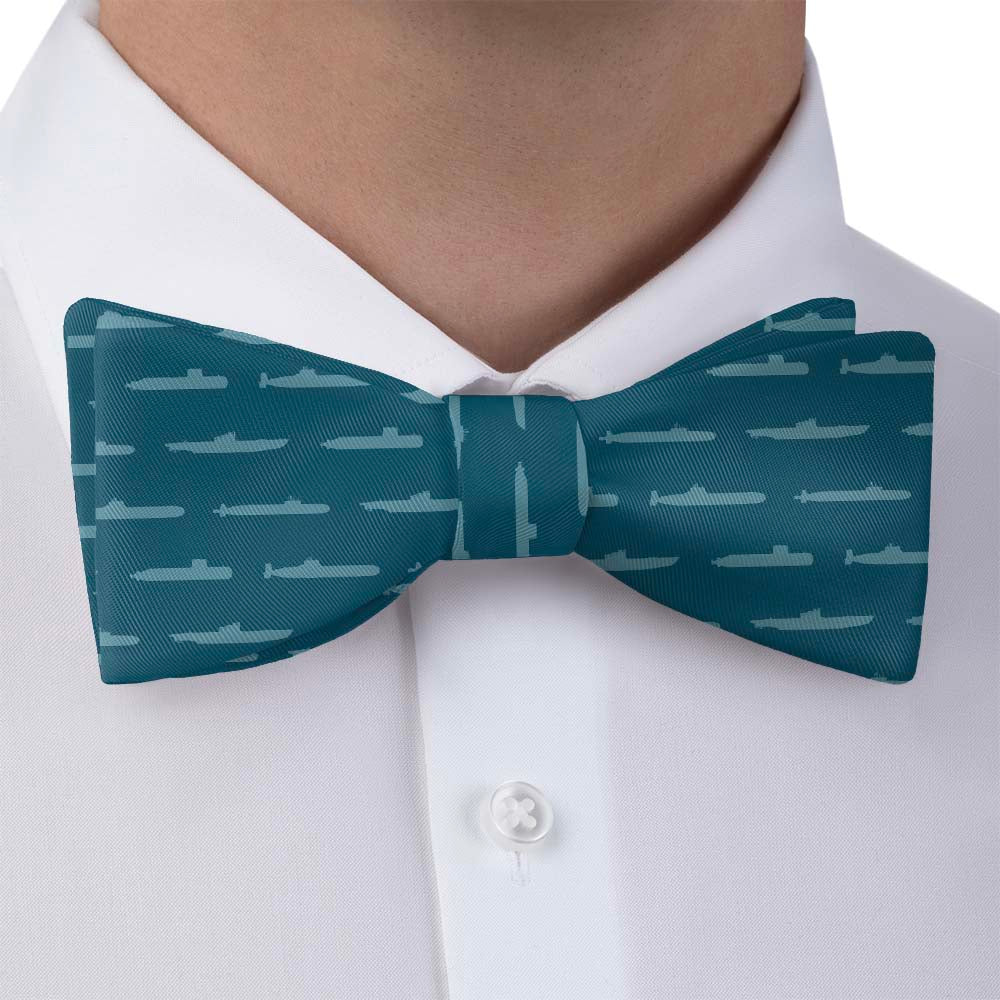Naval Subs Bow Tie - Bow Tie with Dress Shirt - Knotty Tie Co.