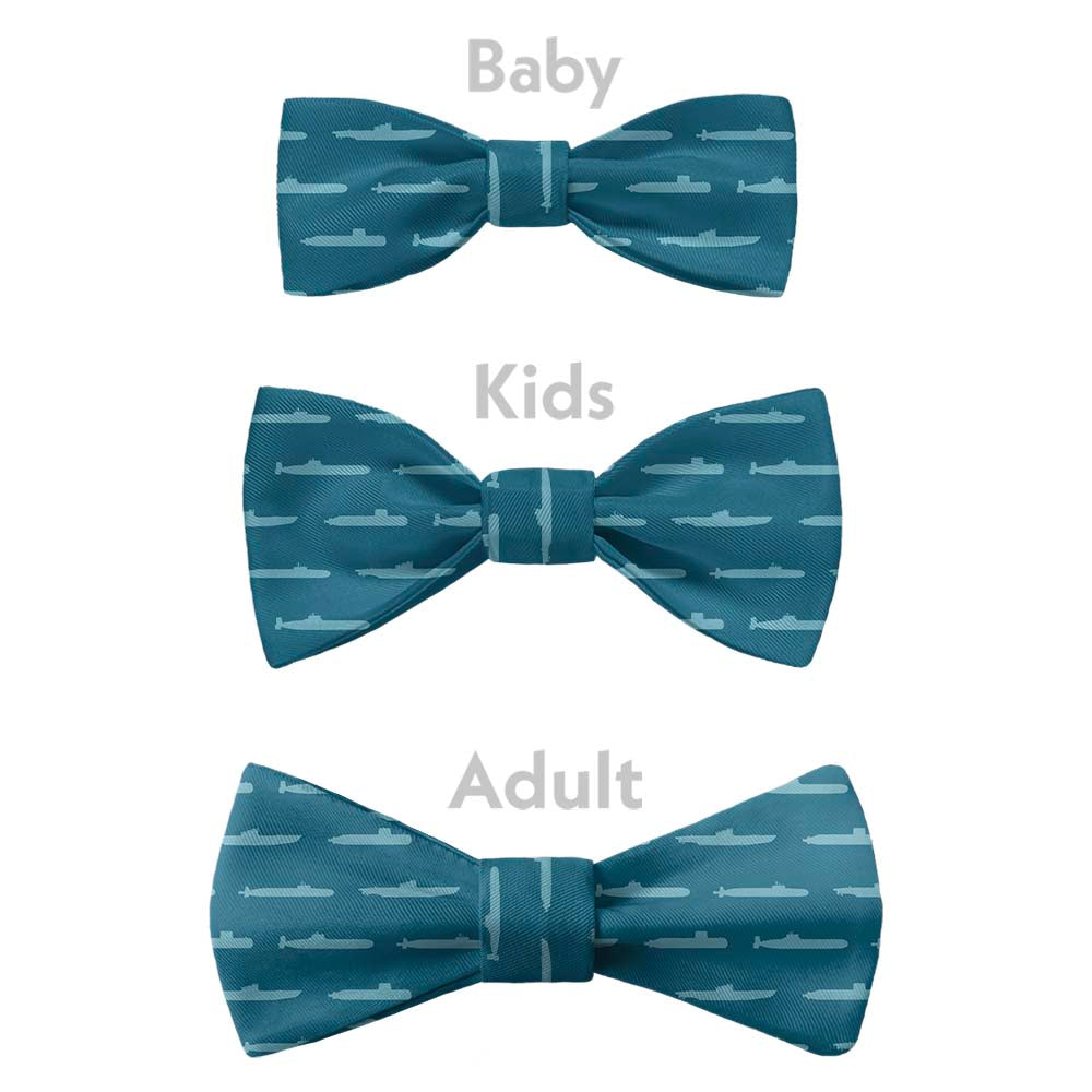 Naval Subs Bow Tie - Bow Sizes - Knotty Tie Co.