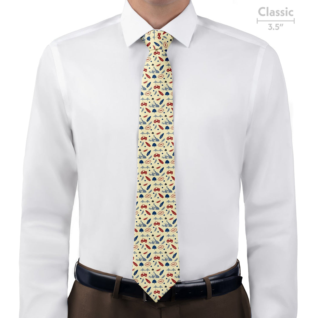 Nebraska State Heritage Necktie - Classic - Knotty Tie Co.
