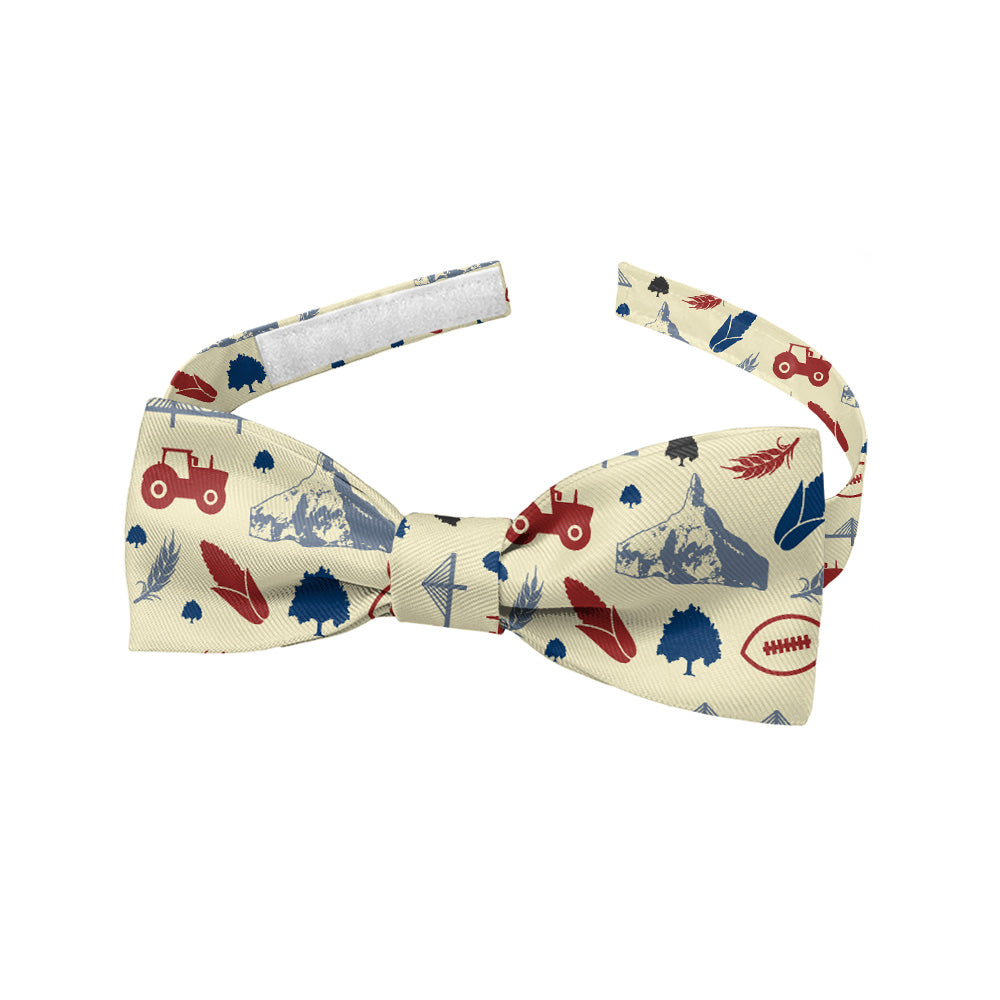 Nebraska State Heritage Bow Tie - Baby Bow Tie - Knotty Tie Co.