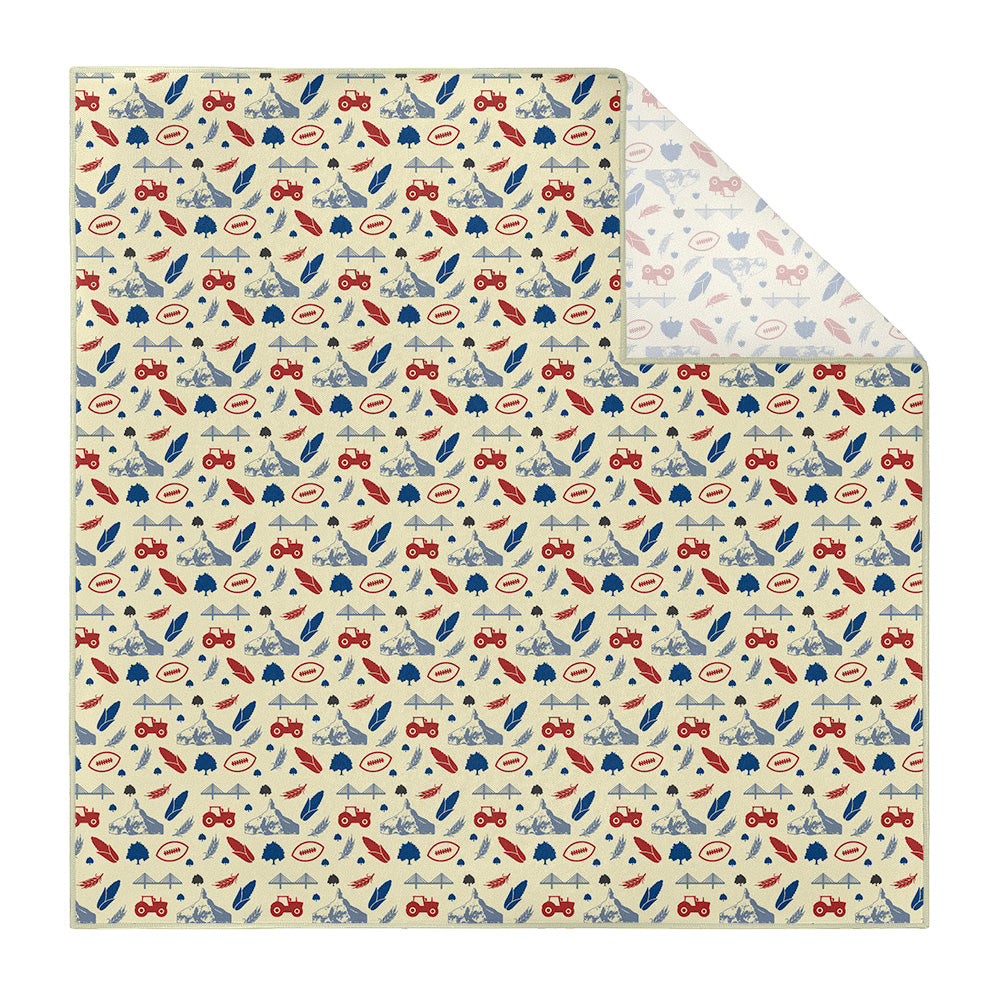 Nebraska State Heritage Pocket Square - Printed - Knotty Tie Co.