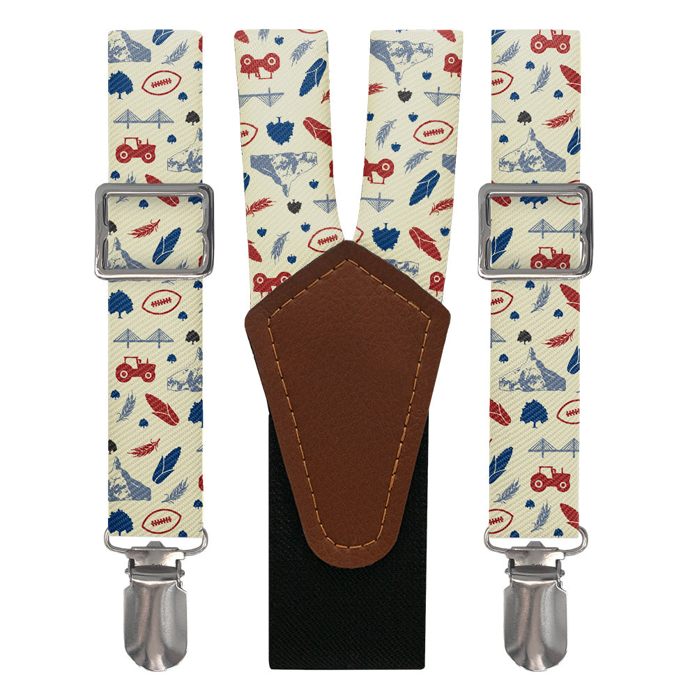 Nebraska State Heritage Suspenders - Main View - Knotty Tie Co.