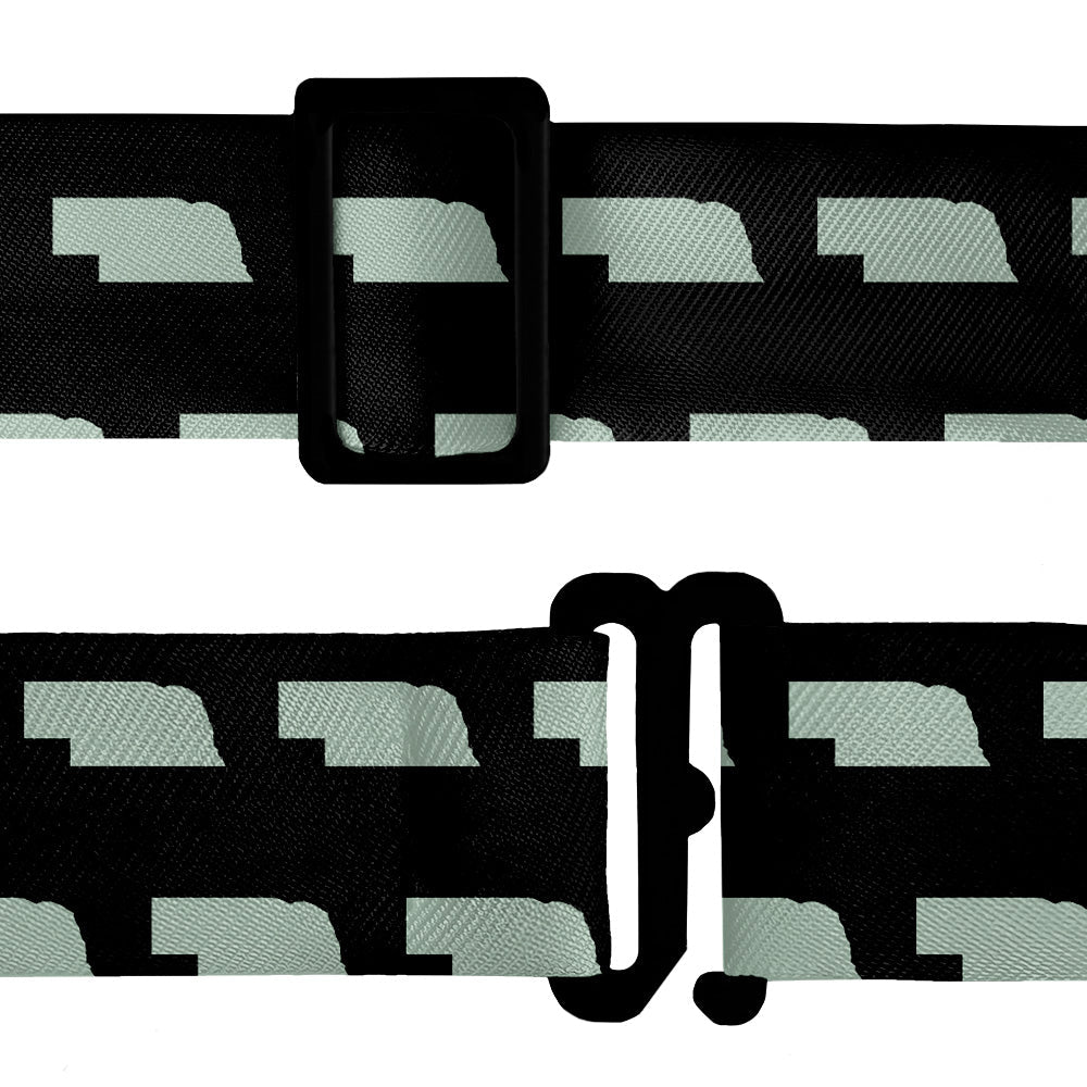 Nebraska State Outline Bow Tie - Bow Tie Hardware - Knotty Tie Co.