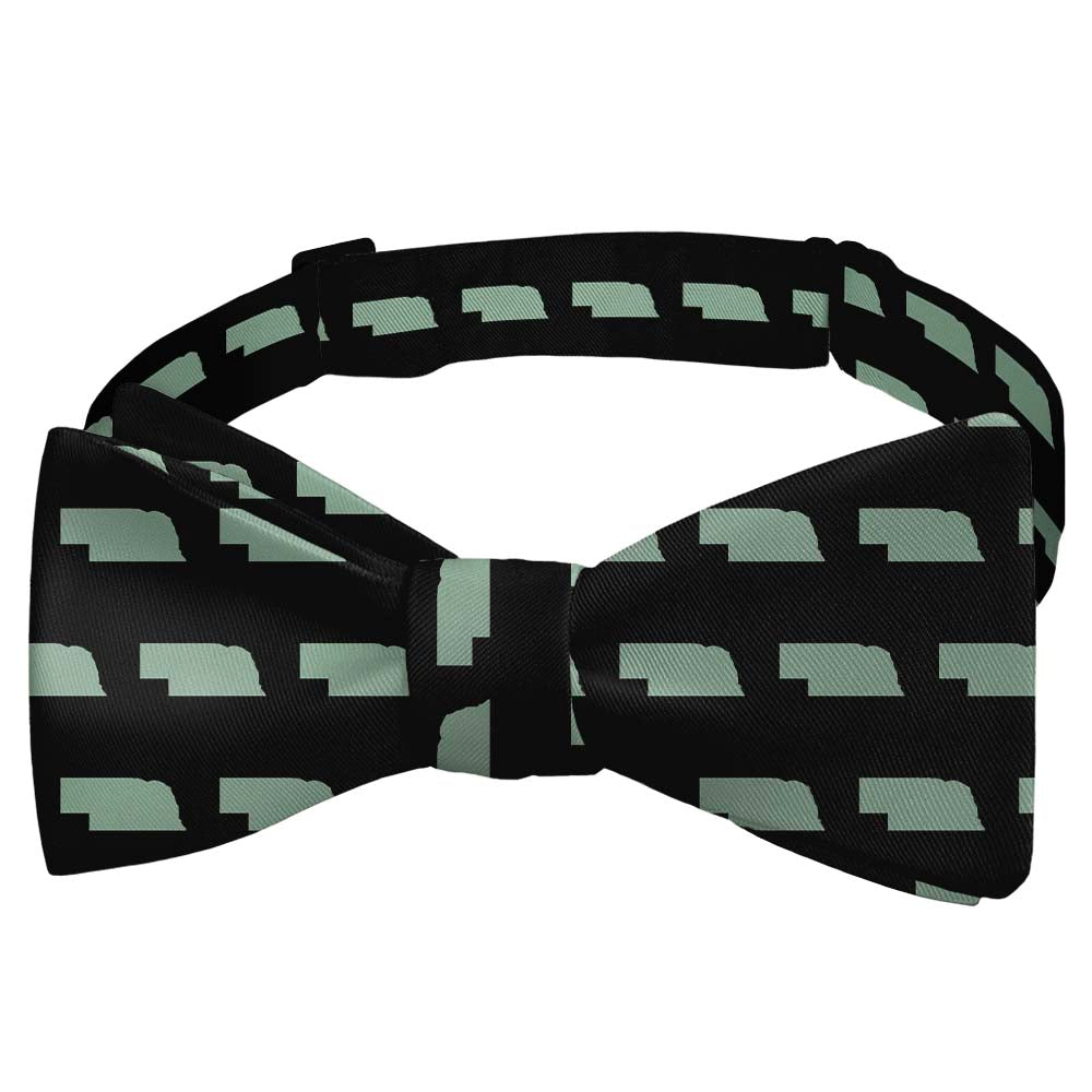 Nebraska State Outline Bow Tie - Self Tie Bow Tie - Knotty Tie Co.