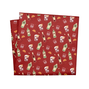 Negroni Pocket Square - 12" Square - Knotty Tie Co.