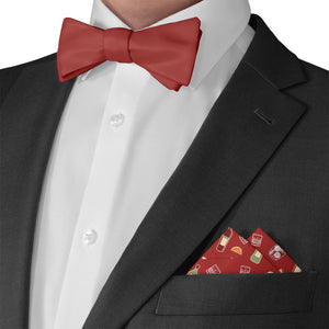 Negroni Pocket Square - Matching Bow Tie - Knotty Tie Co.