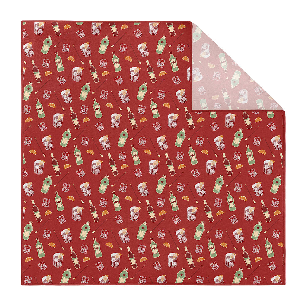 Negroni Pocket Square - Printed - Knotty Tie Co.