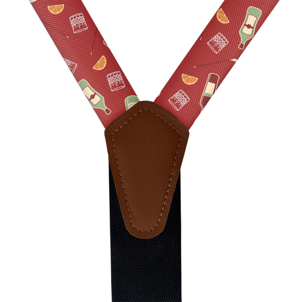 Negroni Suspenders - Vegan Leather Y-Back - Knotty Tie Co.