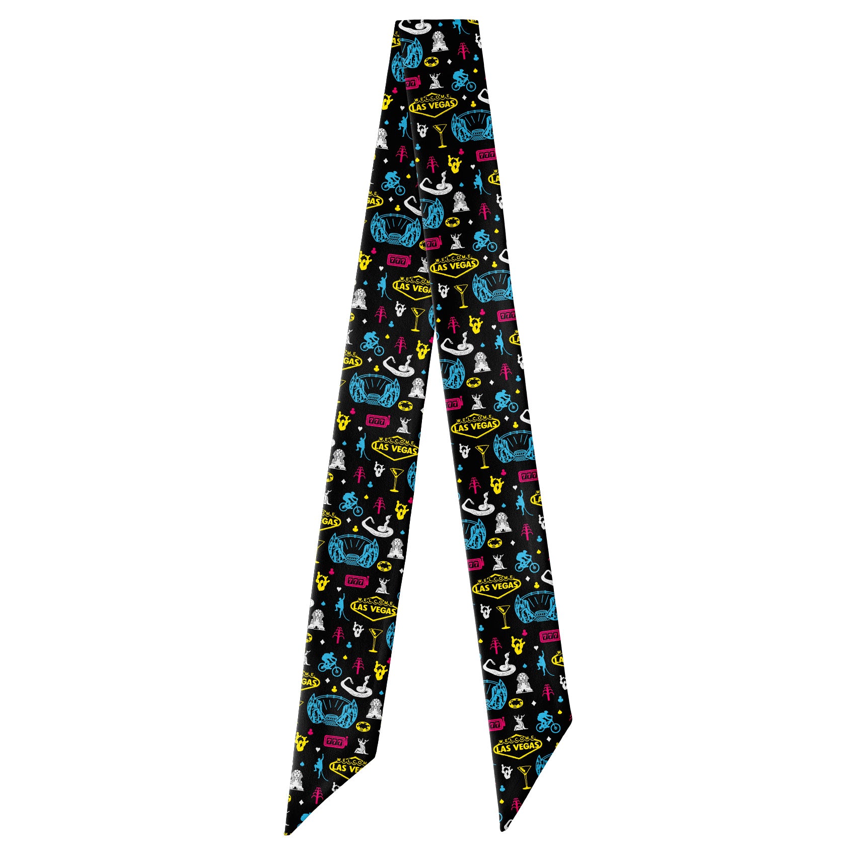 Nevada State Heritage Hair Scarf - Full View of Hair Scarf - Knotty Tie Co.