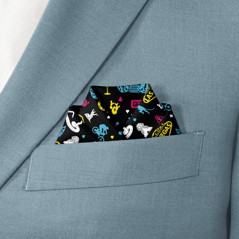Nevada State Heritage Pocket Square - Scalloped Fold - Knotty Tie Co.