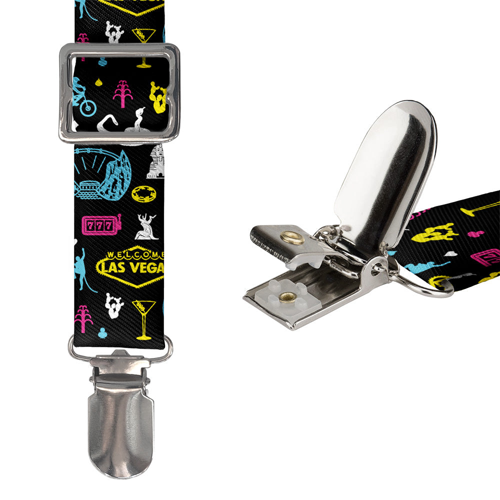 Nevada State Heritage Suspenders - Hardware and Strap - Knotty Tie Co.