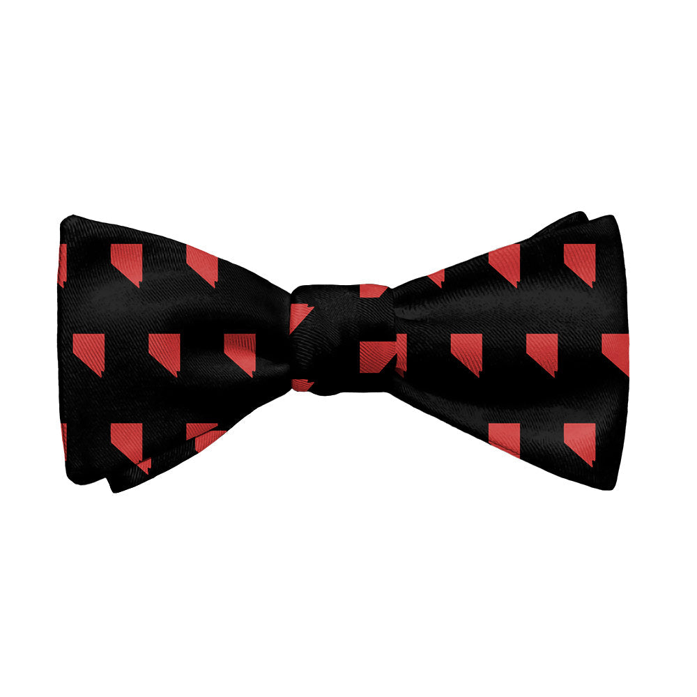 Nevada State Outline Bow Tie - Adult Standard Self-Tie 14-18" -  - Knotty Tie Co.