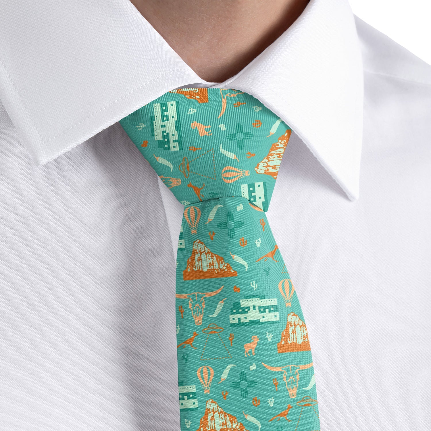 New Mexico State Heritage Necktie - Dress Shirt - Knotty Tie Co.