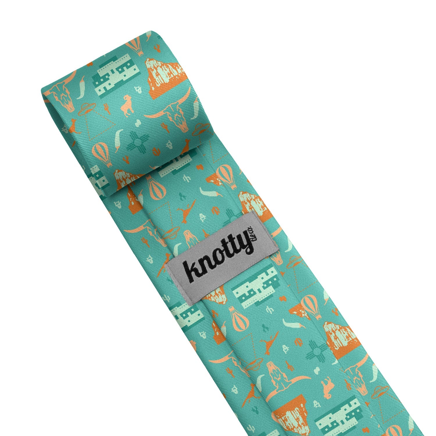 New Mexico State Heritage Necktie - Tag - Knotty Tie Co.