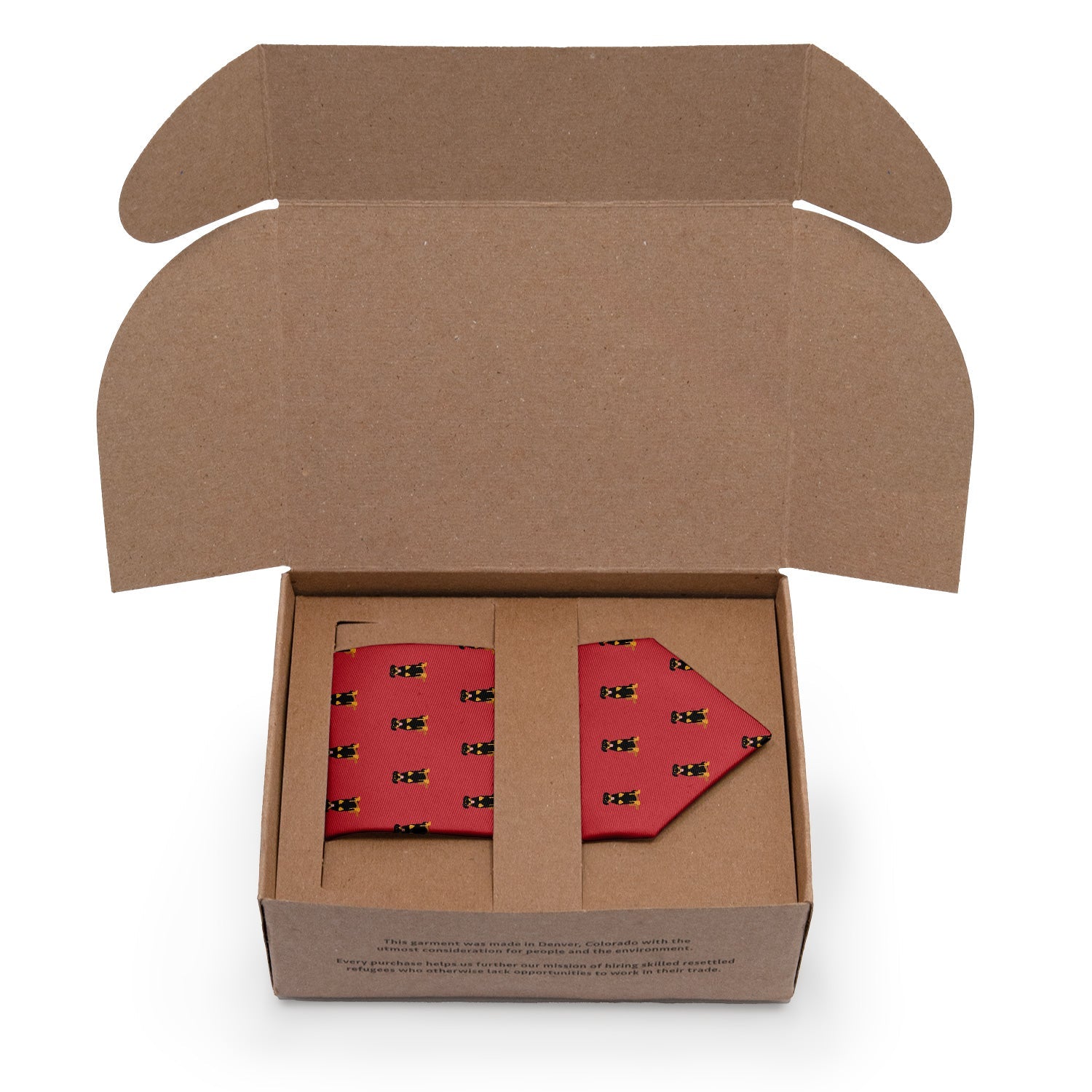New Zealand Huntaway Necktie - Packaging - Knotty Tie Co.