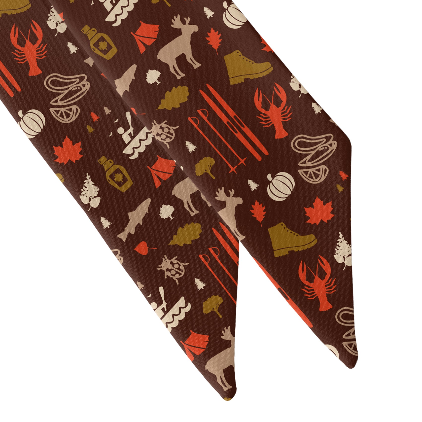New Hampshire State Heritage Hair Scarf - Scarf Tapered Ends - Knotty Tie Co.