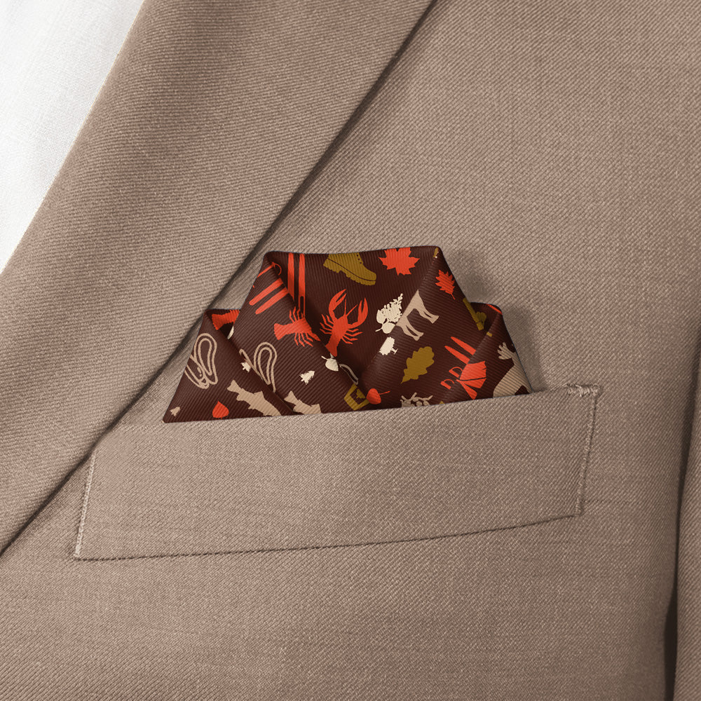 New Hampshire State Heritage Pocket Square - Scalloped Fold - Knotty Tie Co.