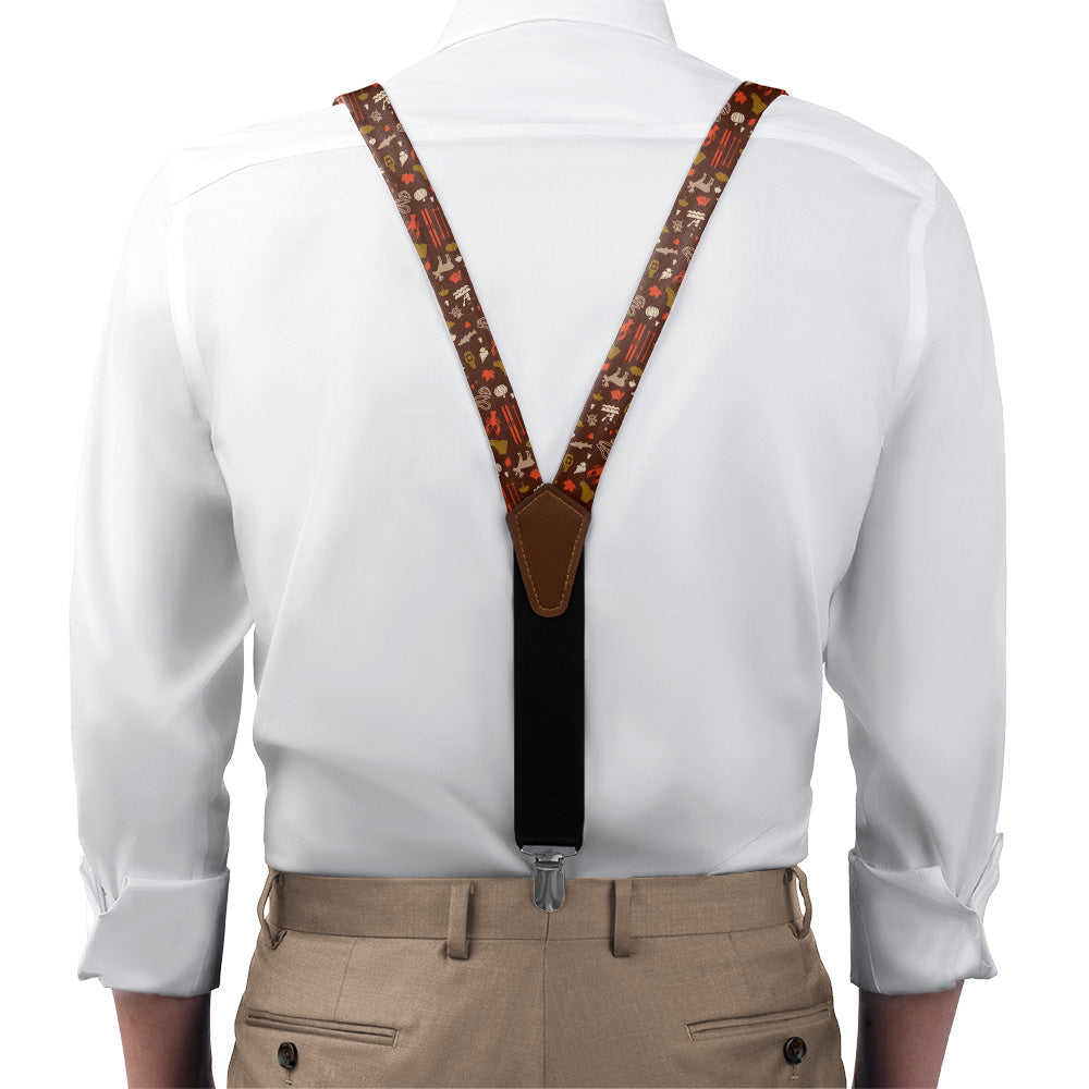 New Hampshire State Heritage Suspenders - On Model Front View - Knotty Tie Co.