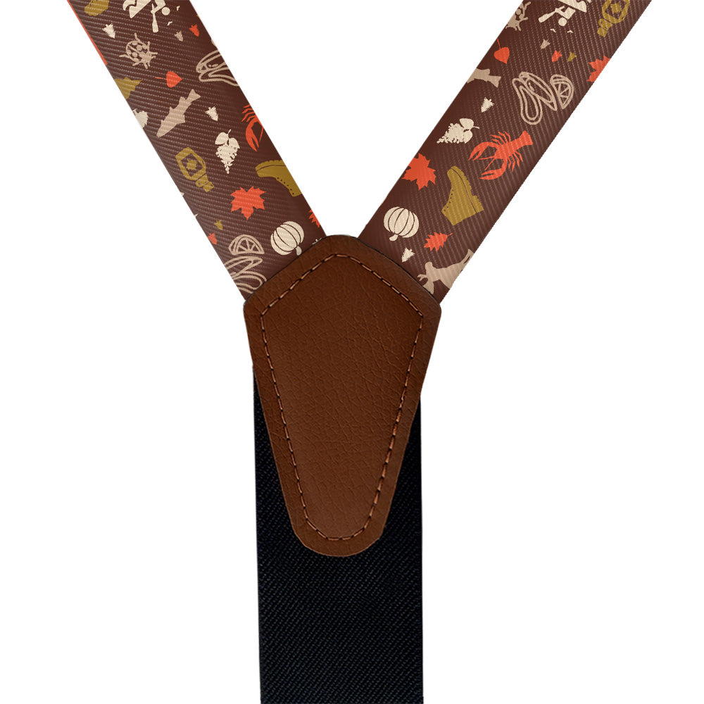New Hampshire State Heritage Suspenders - Vegan Leather Y-Back - Knotty Tie Co.