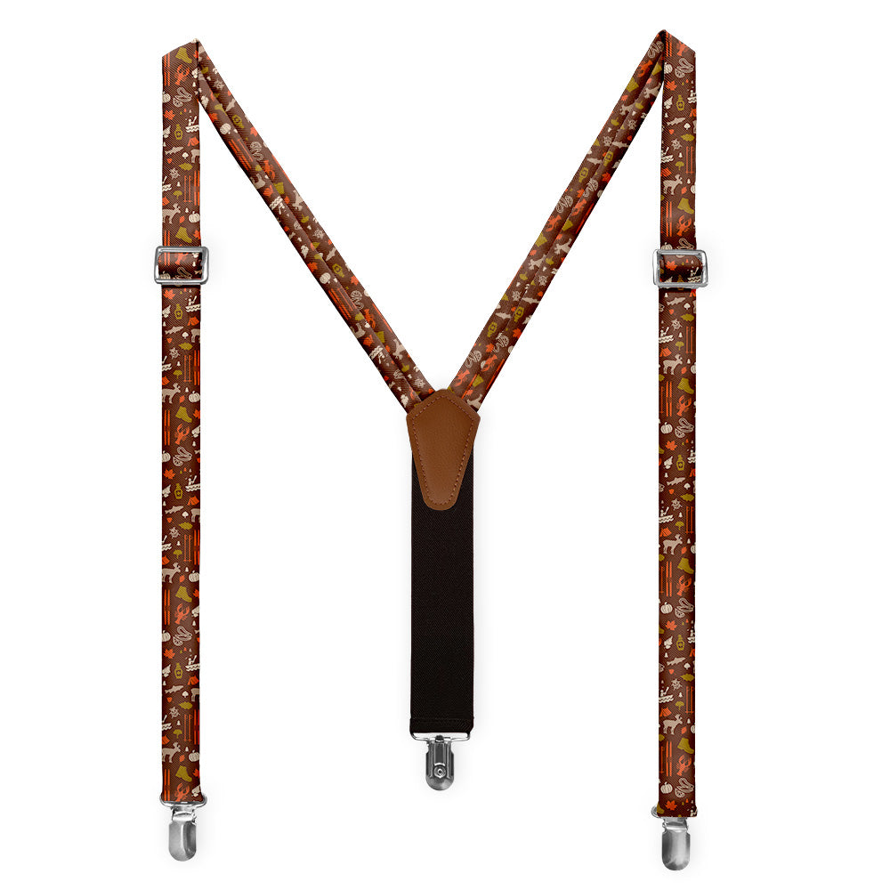 New Hampshire State Heritage Suspenders - Full Front View - Knotty Tie Co.