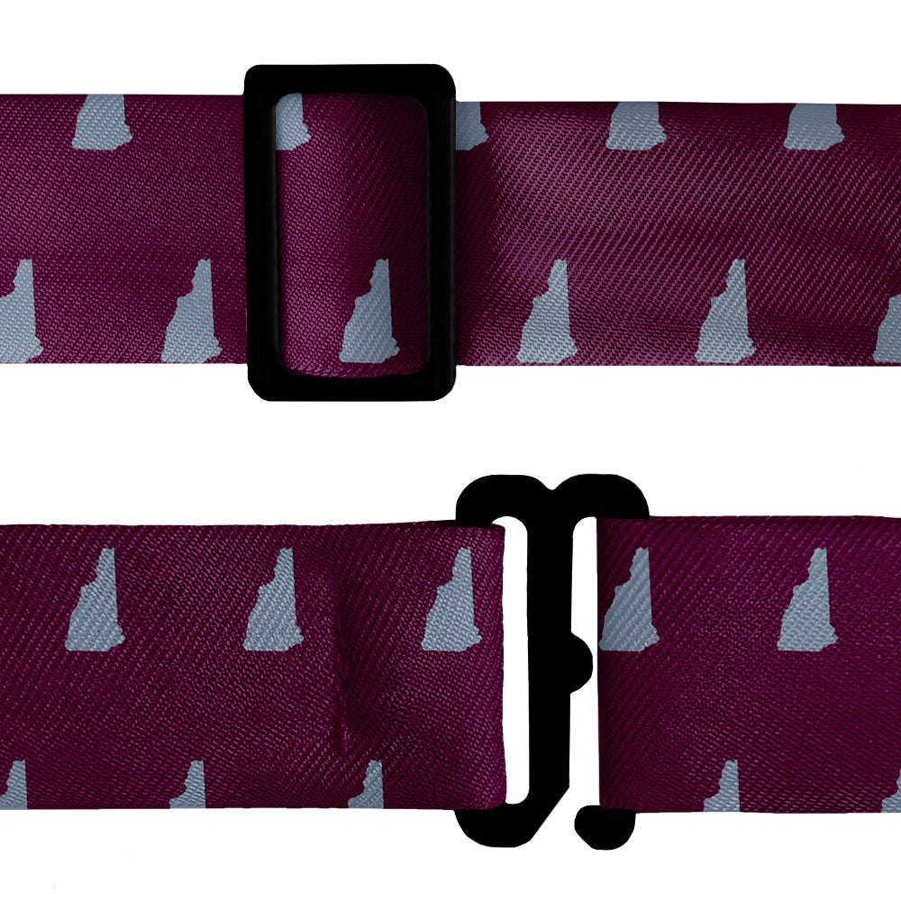 New Hampshire State Outline Bow Tie - Bow Tie Hardware - Knotty Tie Co.
