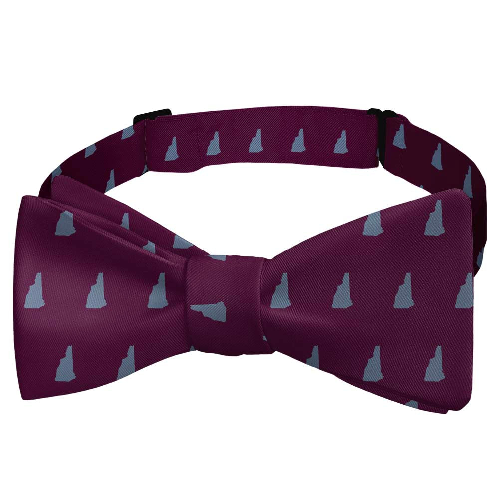 New Hampshire State Outline Bow Tie - Self Tie Bow Tie - Knotty Tie Co.