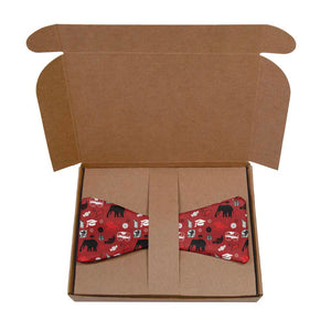 New Jersey State Heritage Bow Tie- Kraft Gift Box Packaging - Knotty Tie Co.