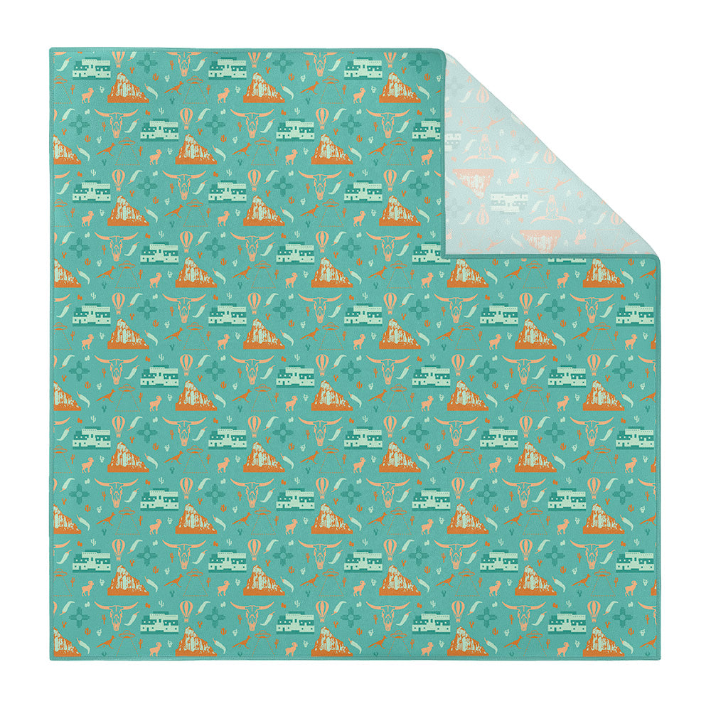 New Mexico State Heritage Pocket Square - Printed - Knotty Tie Co.