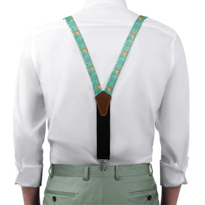 New Mexico State Heritage Suspenders - On Model Front View - Knotty Tie Co.