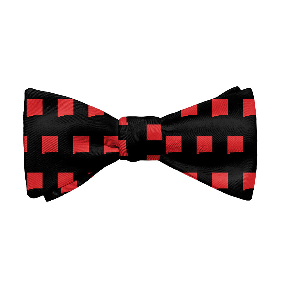 New Mexico State Outline Bow Tie - Adult Standard Self-Tie 14-18" -  - Knotty Tie Co.
